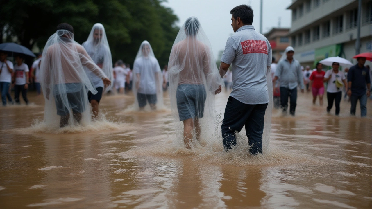 Alerta vermelho para tempestade severa no Sul e Centro-Oeste com risco de alagamentos e ventos de 100 km/h