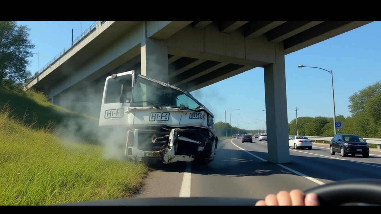 Um trecho da A1 com histórico de perigo